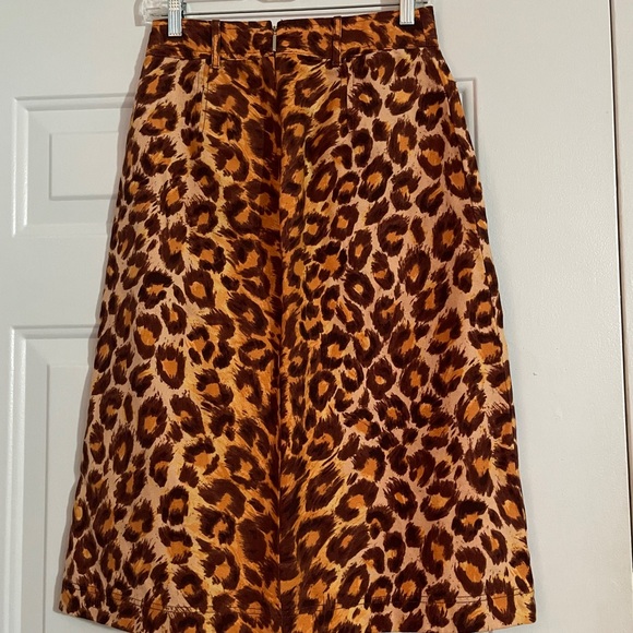 Kate Spade Panther Leopard Skirt - Picture 6 of 6